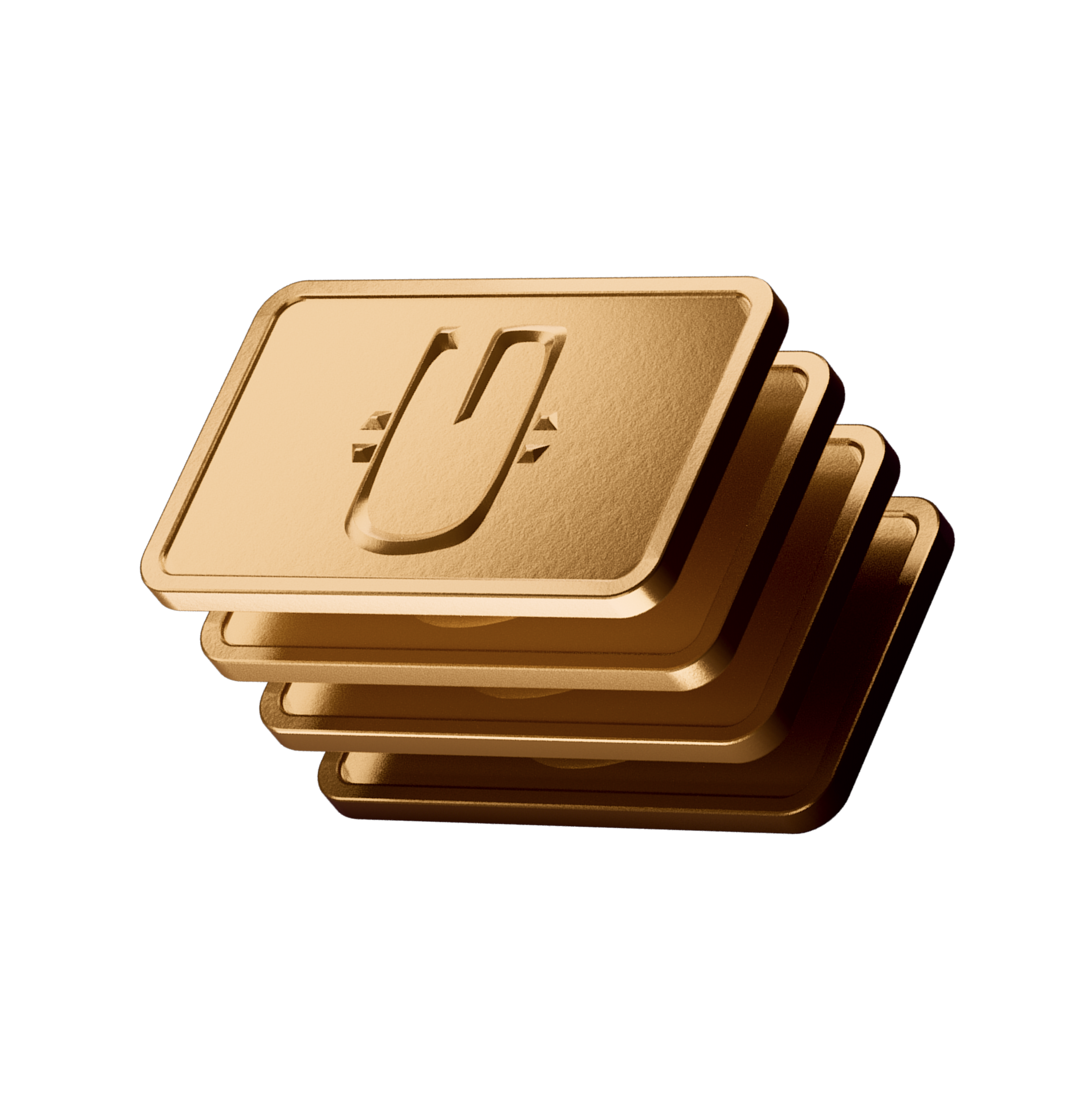 Premium Gold Bars Stack